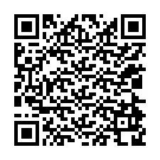 QR код за телефонен номер +12024928104