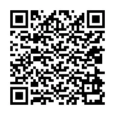 Código QR para número de teléfono +12024931806