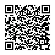 Código QR para número de teléfono +12024938434