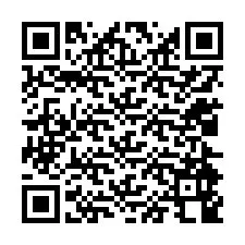 QR-koodi puhelinnumerolle +12024948956