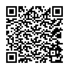 QR-code voor telefoonnummer +12024972989