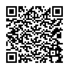 QR-koodi puhelinnumerolle +12024994861