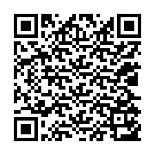 Código QR para número de telefone +12025153368