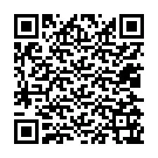 Código QR para número de telefone +12025167187