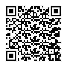 Código QR para número de teléfono +12025169708