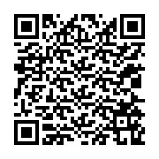 Código QR para número de telefone +12025169710