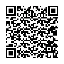 QR-koodi puhelinnumerolle +12025169712