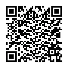 QR-koodi puhelinnumerolle +12025169719