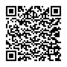 QR код за телефонен номер +12025178838