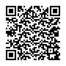 QR kód a telefonszámhoz +12025181256