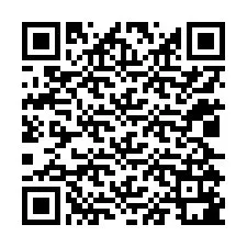 QR-koodi puhelinnumerolle +12025181260