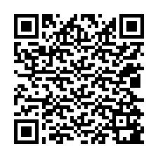 QR-koodi puhelinnumerolle +12025181264