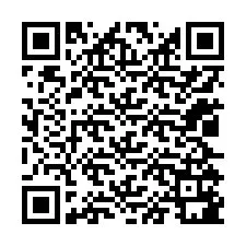 Código QR para número de teléfono +12025181265