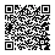 QR-koodi puhelinnumerolle +12025186654