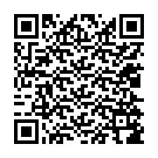 QR-код для номера телефона +12025186656