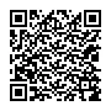 Código QR para número de teléfono +12025186665