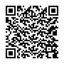 Código QR para número de telefone +12025188695