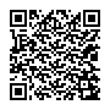 QR-koodi puhelinnumerolle +12025243525