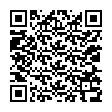 Código QR para número de teléfono +12025336708