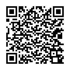 QR-koodi puhelinnumerolle +12025340475