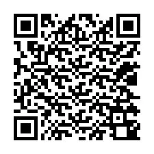 QR-koodi puhelinnumerolle +12025340479