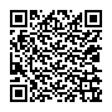 QR-koodi puhelinnumerolle +12025365008