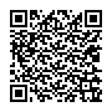 Código QR para número de teléfono +12025365012