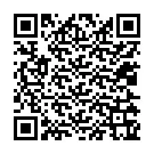 QR-koodi puhelinnumerolle +12025365013