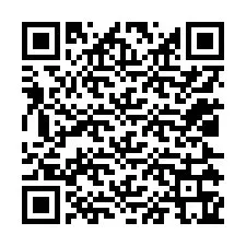 QR-koodi puhelinnumerolle +12025365019