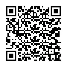 QR kód a telefonszámhoz +12025365021