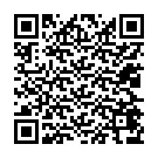 Código QR para número de teléfono +12025476927