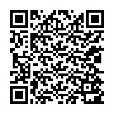 QR-код для номера телефона +12025501274