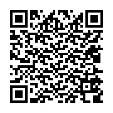 Código QR para número de teléfono +12025508846