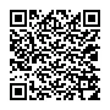 Código QR para número de telefone +12025514498