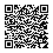 Código QR para número de telefone +12025514546