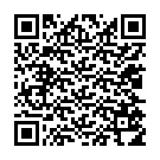 Código QR para número de telefone +12025514596