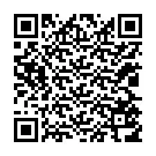 QR-код для номера телефона +12025516721
