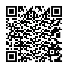 QR-code voor telefoonnummer +12025516725