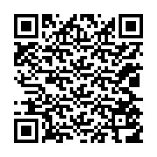 Código QR para número de telefone +12025516731