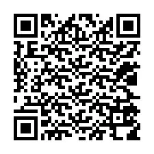 QR-koodi puhelinnumerolle +12025518829