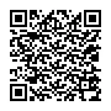 QR-koodi puhelinnumerolle +12025534818