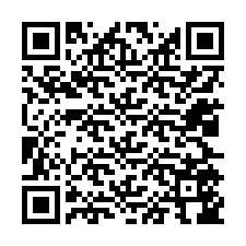 Código QR para número de telefone +12025546927