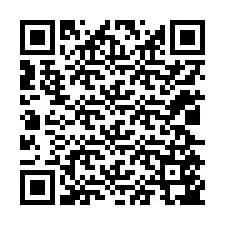 QR-code voor telefoonnummer +12025547271