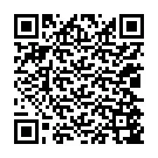 Código QR para número de teléfono +12025547274