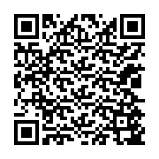 QR-Code für Telefonnummer +12025547275