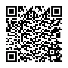 Código QR para número de telefone +12025547284