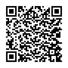 QR-код для номера телефона +12025549334