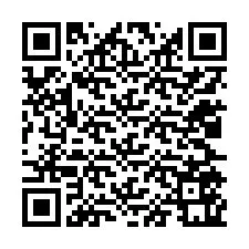 QR-код для номера телефона +12025561936