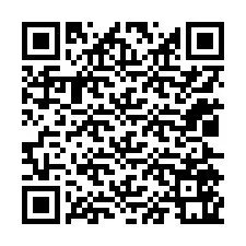 QR-koodi puhelinnumerolle +12025561945