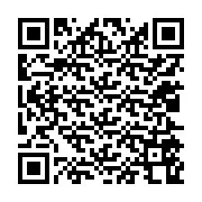 Codice QR per il numero di telefono +12025568856